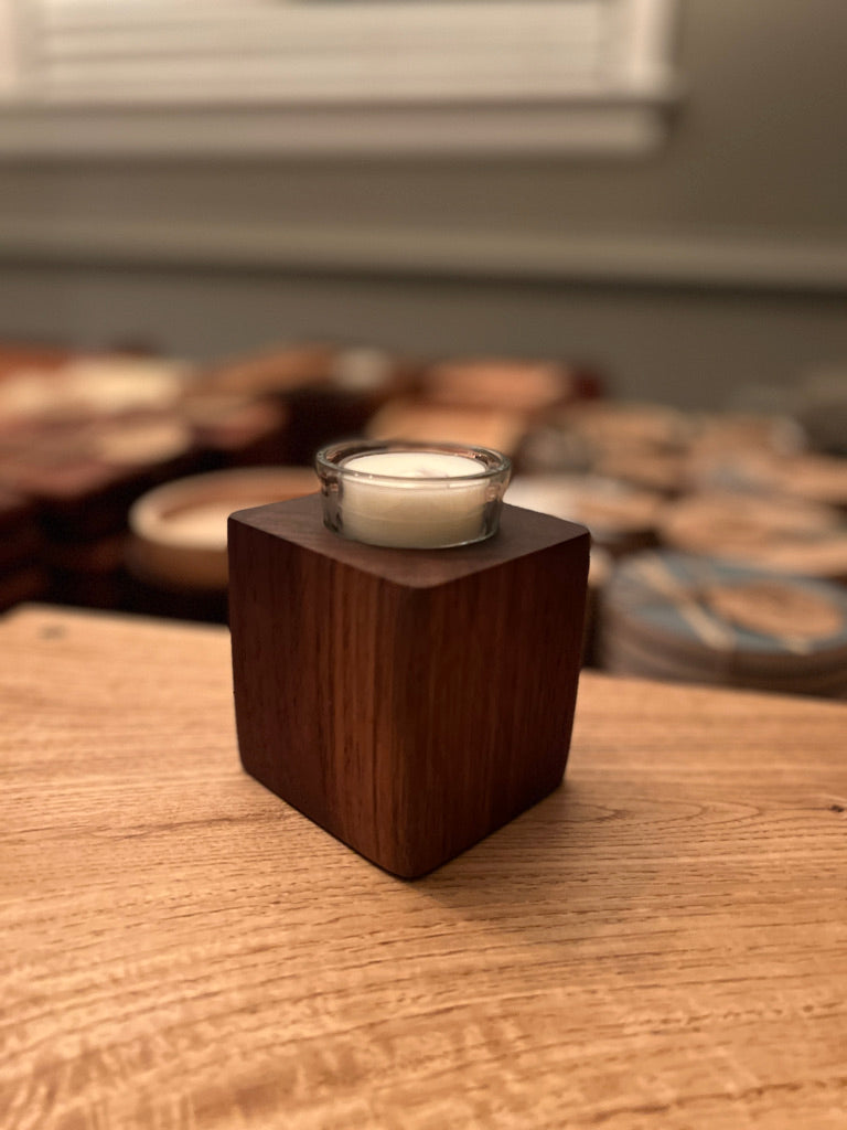 Wooden Tealight Holders