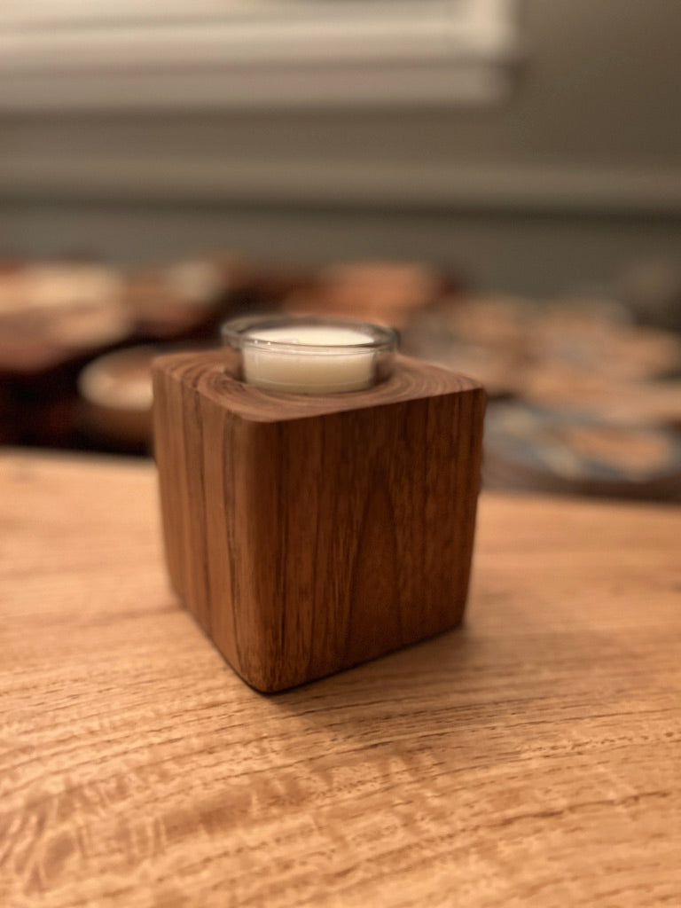 Wooden Tealight Holders