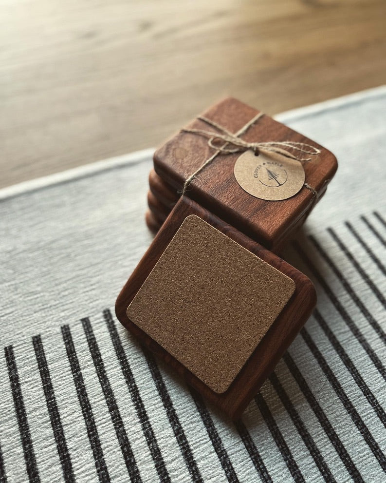 Rosewood Coasters (Set of 4)