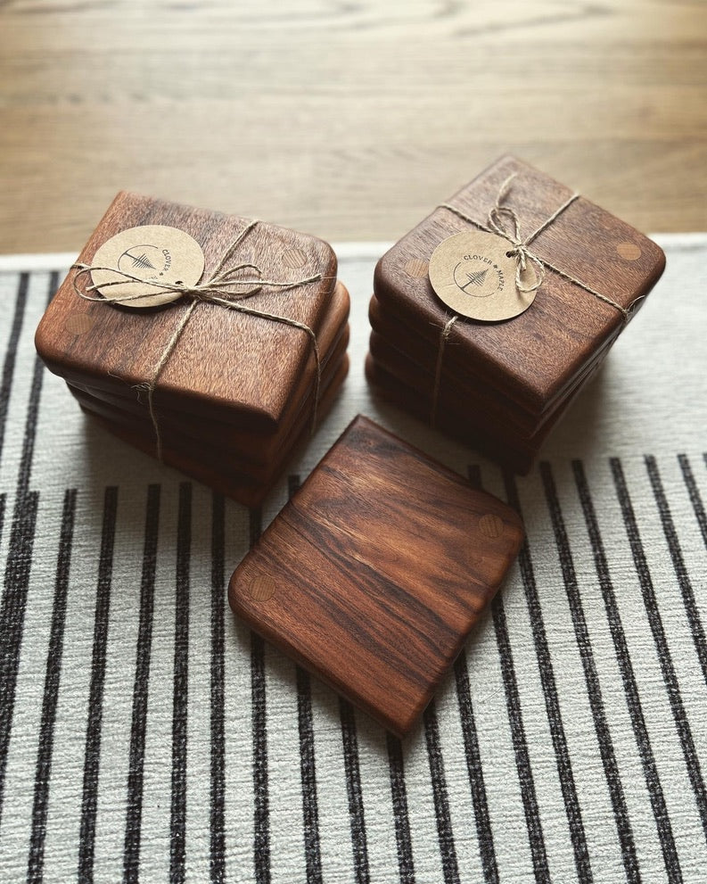 Rosewood Coasters (Set of 4)